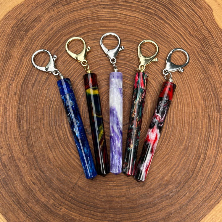 Portable ink stash with clasp