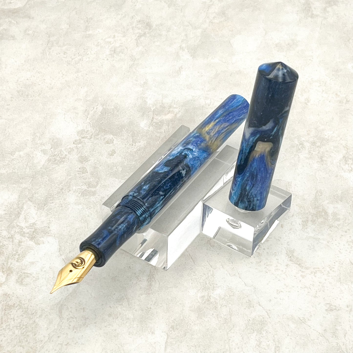 Lewis FP - Blue Swirl Dark