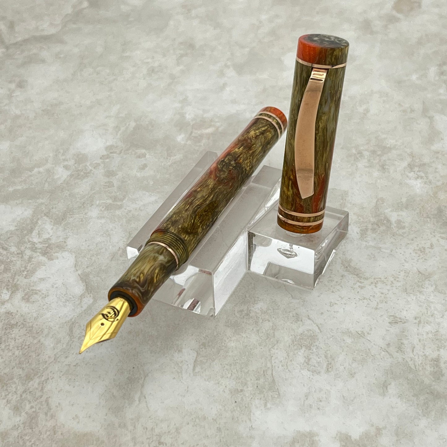 Constellation FP - Gold/Orange Swirl