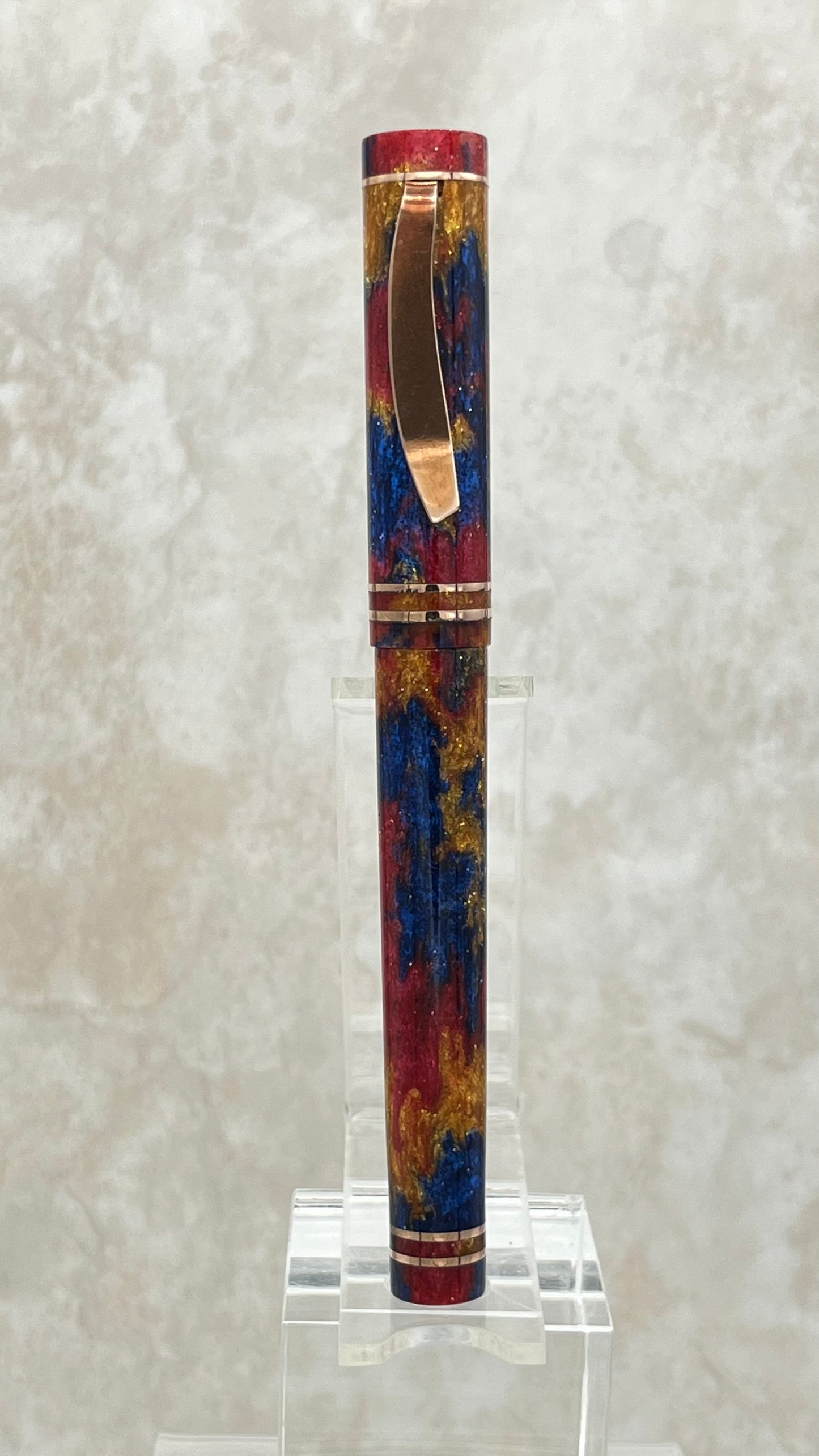 Constellation FP - Red Gold Blue Sparkle