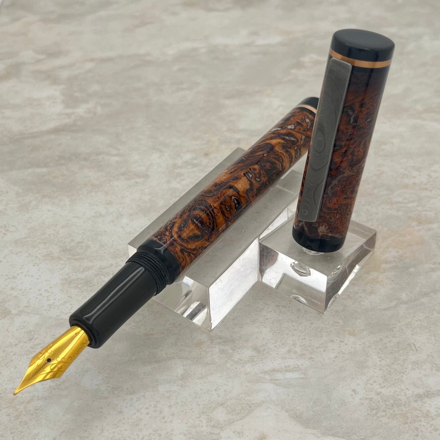 Large Tassie Eucalyptus Burl Fountain Pen