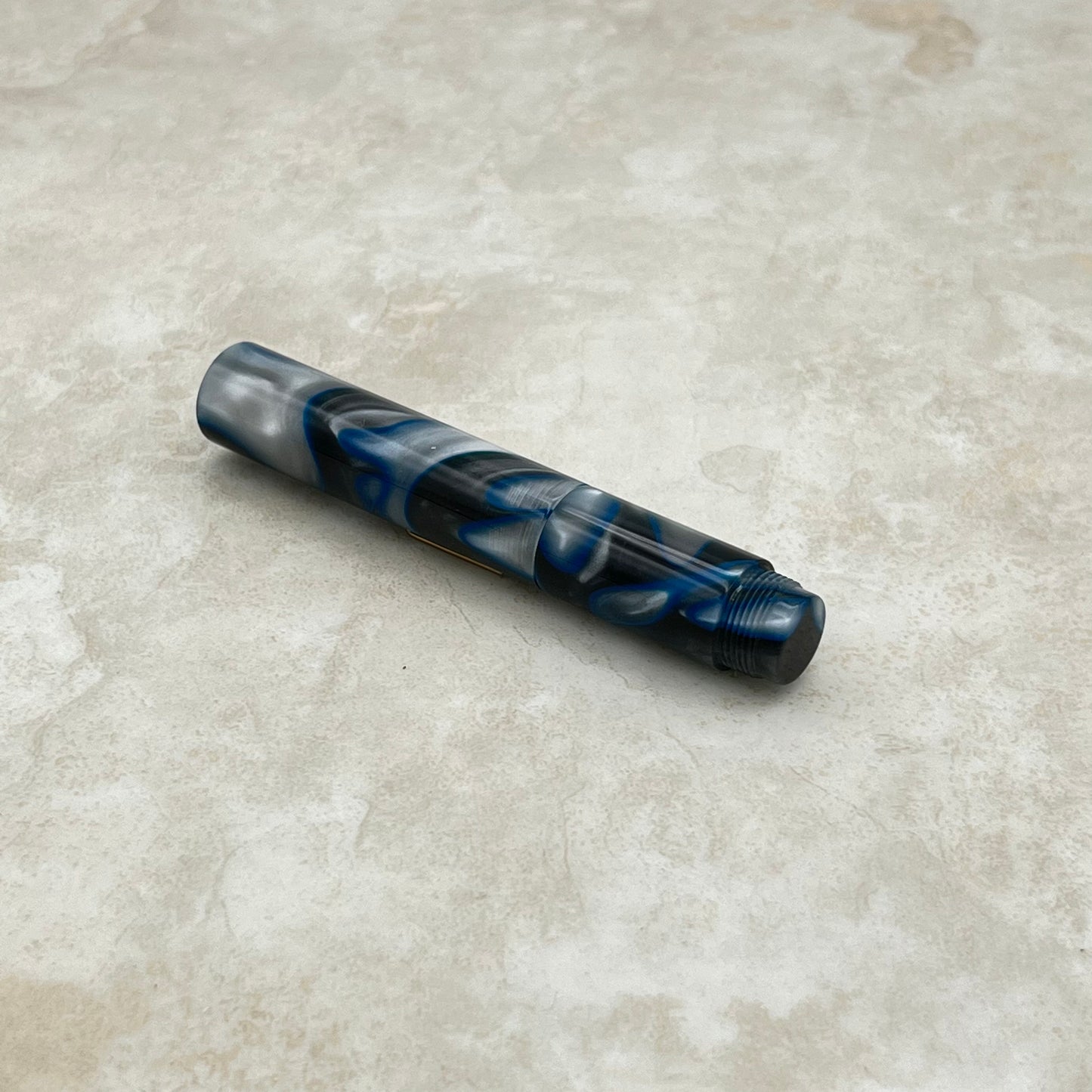 Pocket Fountain Pen - Silver Tempest