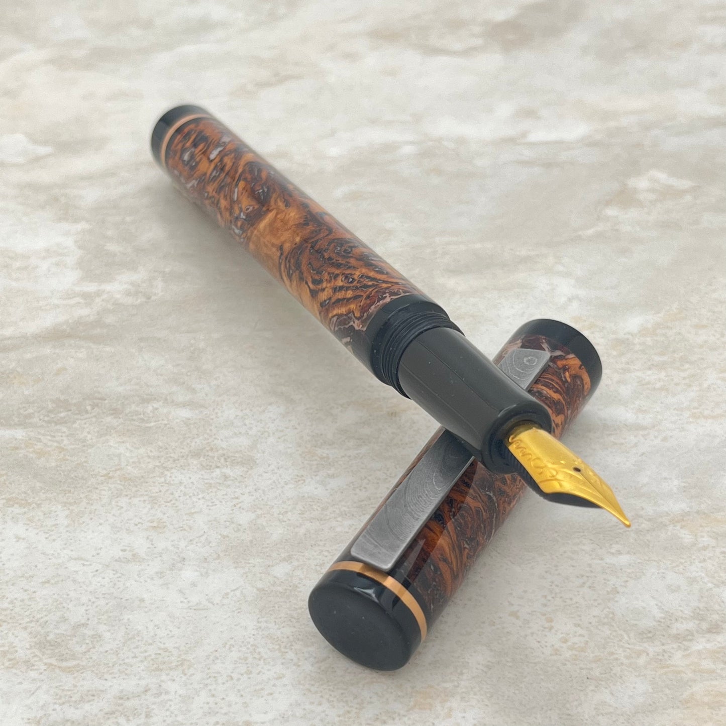 Large Tassie Eucalyptus Burl Fountain Pen