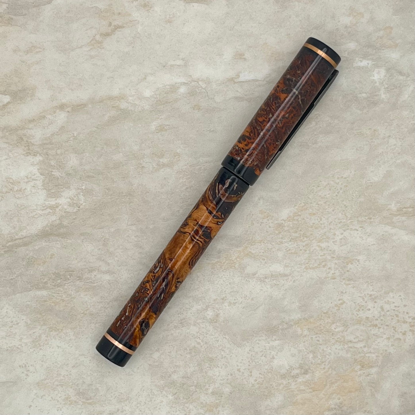 Large Tassie Eucalyptus Burl Fountain Pen