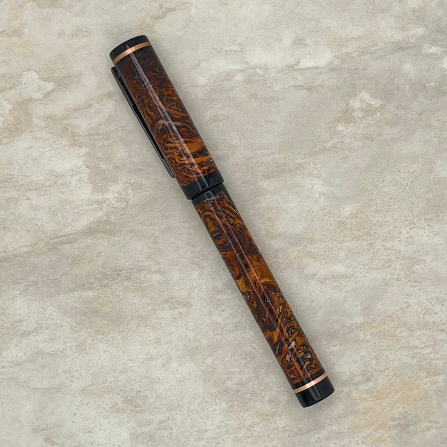 Large Tassie Eucalyptus Burl Fountain Pen