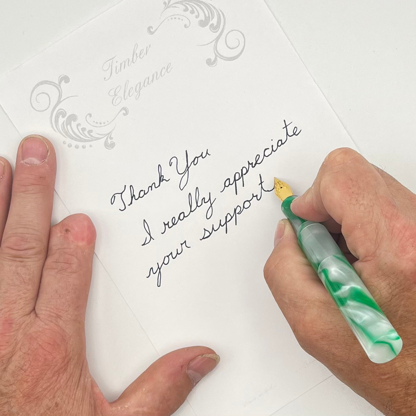 Pocket Fountain Pen - Icy Shamrock