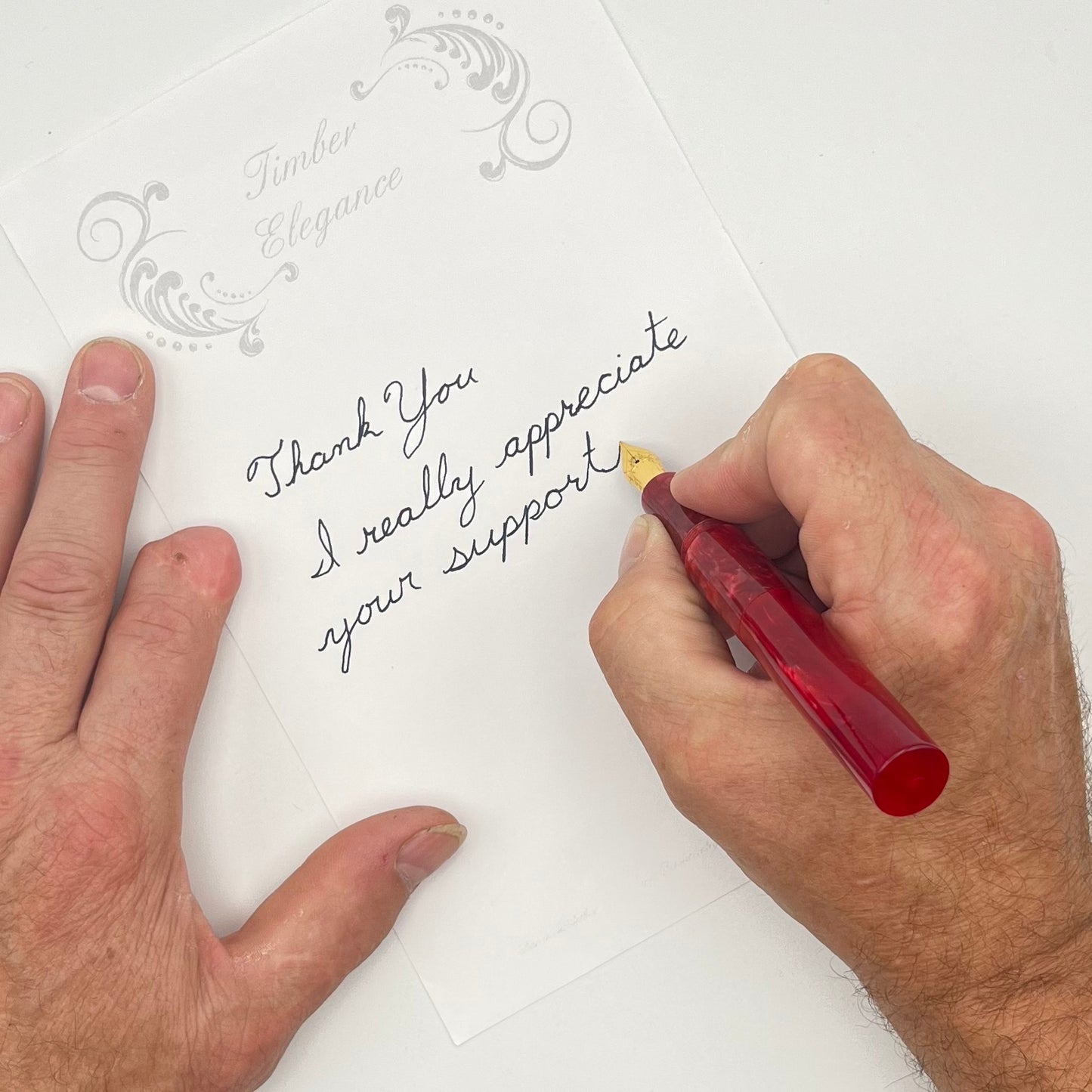 Pocket Fountain Pen - Red Wine